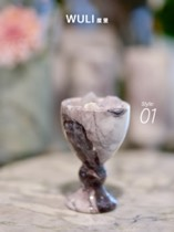 Purple Marble Pedestal Cup